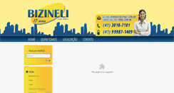 Desktop Screenshot of imoveisbizineli.com.br